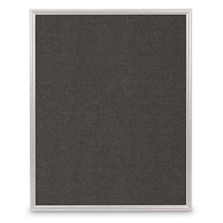 United Visual Products Corkboard, Fabric, Wht/Buff, 2 Door, 60x36" UV304-WHITE-BUFF
